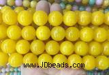 LSBS505 15 inches 18mm round candy jade gemstone beads wholesale