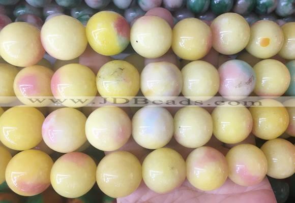 LSBS534 15 inches 20mm round malaysian jade gemstone beads wholesale