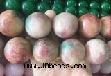 LSBS543 15 inches 30mm round malaysian jade gemstone beads wholesale