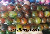 LSBS559 15 inches 18mm round agate gemstone beads wholesale