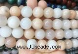 LSBS56 15 inches 16mm round pink aventurine gemstone beads wholesale