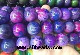 LSBS568 15 inches 20mm round agate gemstone beads wholesale