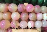 LSBS571 15 inches 20mm round agate gemstone beads wholesale