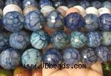 LSBS596 15 inches 20mm faceted round agate gemstone beads wholesale
