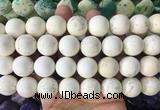 LSBS647 15 inches 18mm round howlite turquoise gemstone beads wholesale