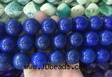 LSBS663 15 inches 20mm round howlite turquoise gemstone beads wholesale