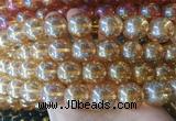 LSBS677 15 inches 18mm round synthetic crystal gemstone beads wholesale