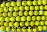 LSBS727 15 inches 14mm round howlite turquoise gemstone beads wholesale