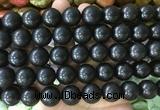 LSBS757 15 inches 16mm round howlite turquoise gemstone beads wholesale