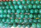 LSBS764 15 inches 14mm round agate gemstone beads wholesale
