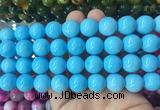 LSBS769 15 inches 14mm round agate gemstone beads wholesale