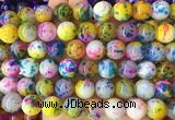 LSBS785 15 inches 14mm round agate gemstone beads wholesale