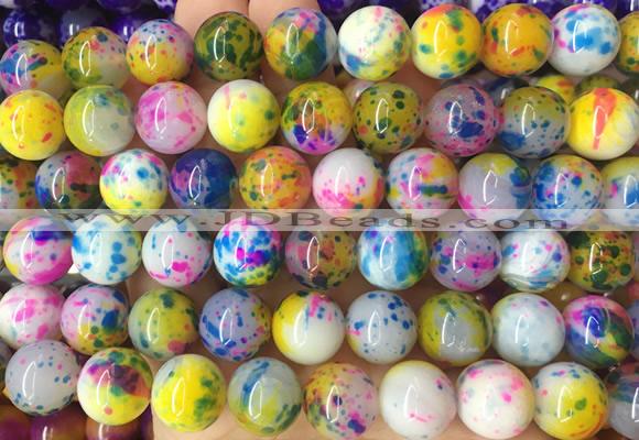 LSBS785 15 inches 14mm round agate gemstone beads wholesale