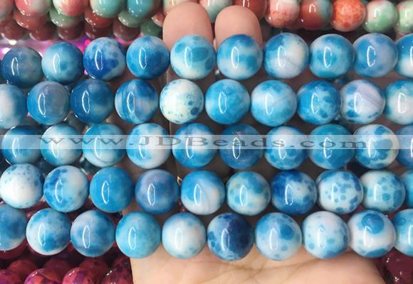 LSBS788 15 inches 14mm round agate gemstone beads wholesale