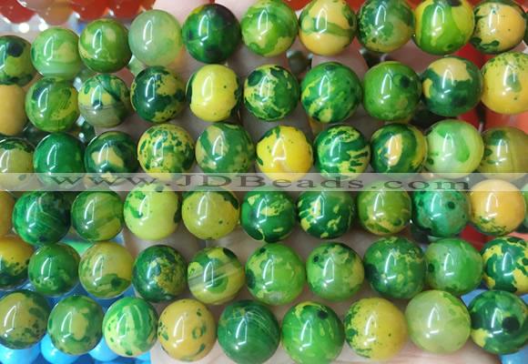 LSBS791 15 inches 14mm round agate gemstone beads wholesale