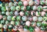 LSBS798 15 inches 14mm round agate gemstone beads wholesale