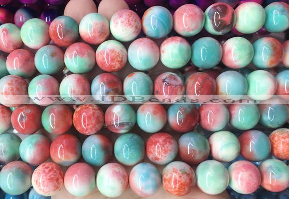 LSBS799 15 inches 14mm round agate gemstone beads wholesale