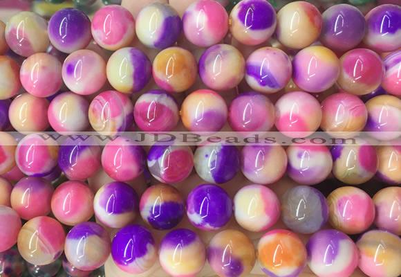 LSBS803 15 inches 14mm round agate gemstone beads wholesale