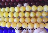 LSBS817 15 inches 14mm round candy jade gemstone beads wholesale