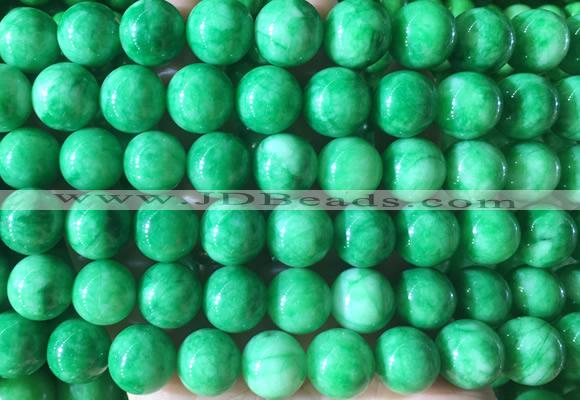LSBS838 15 inches 14mm round candy jade gemstone beads wholesale