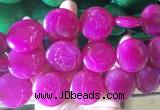 LSBS841 15 inches 30mm coin candy jade gemstone beads wholesale