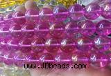 LSBS871 15 inches 16mm round synthetic crystal gemstone beads wholesale