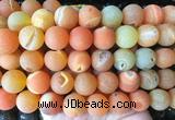 LSBS898 15 inches 16mm round druzy agate gemstone beads wholesale