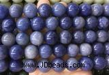 LSBS909 15 inches 16mm round blue aventurine gemstone beads wholesale