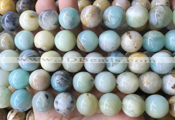 LSBS916 15 inches 16mm round amazonite gemstone beads wholesale