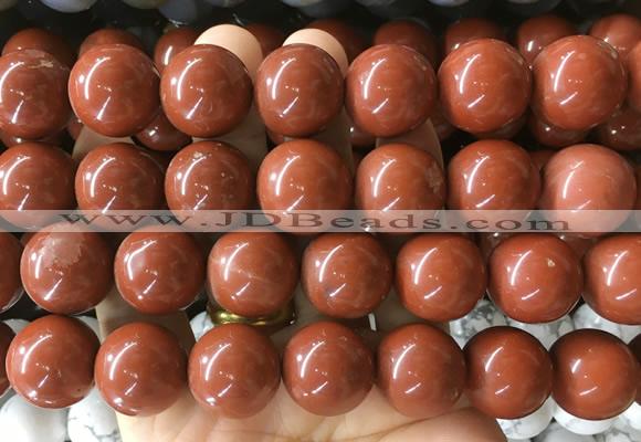 LSBS926 15 inches 18mm round red jasper gemstone beads wholesale