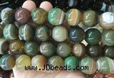 LSBS929 15 inches 18mm round banded agate gemstone beads wholesale