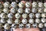 LSBS939 15 inches 16mm faceted round Dalmatian jasper gemstone beads wholesale