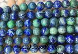 LSBS972 15 inches 14mm faceted round chrysocolla gemstone beads wholesale
