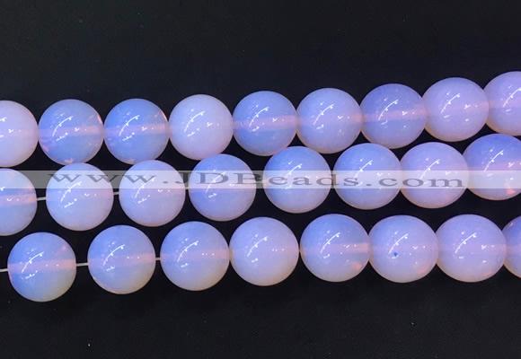 LSBS989 15 inches 18mm round pink opalite gemstone beads wholesale