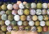 LSBS992 15 inches 16mm round ocean jasper gemstone beads wholesale