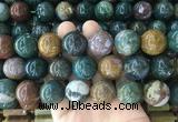 LSBS995 15 inches 20mm round india agate gemstone beads wholesale