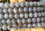 MEBS08 15 inches 8*12mm pumpkin lepidolite beads wholesale
