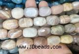 MSBS21 15 inches 12*16mm - 13*18mm faceted nuggets moonstone beads