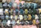 NGBS225 15 inches 10*14mm - 12*16mm faceted nuggets ocean jasper beads