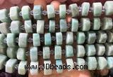NGBS268 15 inches 10*14mm - 12*16mm faceted nuggets amazonite gemstone beads