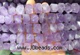 NGBS280 15 inches 12*16mm - 13*18mm nuggets lavender amethyst gemstone beads wholesale