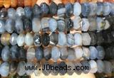 NGBS296 15 inches 8*14mm - 10*16mm faceted nuggets agate beads wholesale