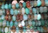 NGBS306 15 inches 8*14mm - 10*16mm faceted nuggets agate beads wholesale