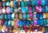 NGBS309 15 inches 8*14mm - 10*16mm faceted nuggets agate beads wholesale