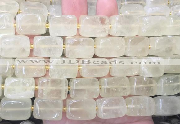NGBS318 15 inches 12*16mm - 13*18mm nuggets lemon quartz beads wholesale