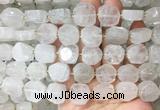 NGBS321 15 inches 14*16mm nuggets white crystal gemstone beads wholesale