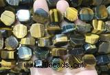 NGBS327 15 inches 14*16mm nuggets yellow tiger eye gemstone beads wholesale