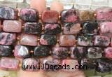NGBS338 15 inches 12*16mm - 13*18mm nuggets rhodonite beads wholesale