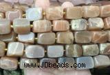 NGBS343 15 inches 12*16mm - 13*18mm nuggets sunstone beads wholesale