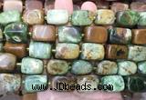 NGBS344 15 inches 12*16mm - 13*18mm nuggets green opal beads wholesale
